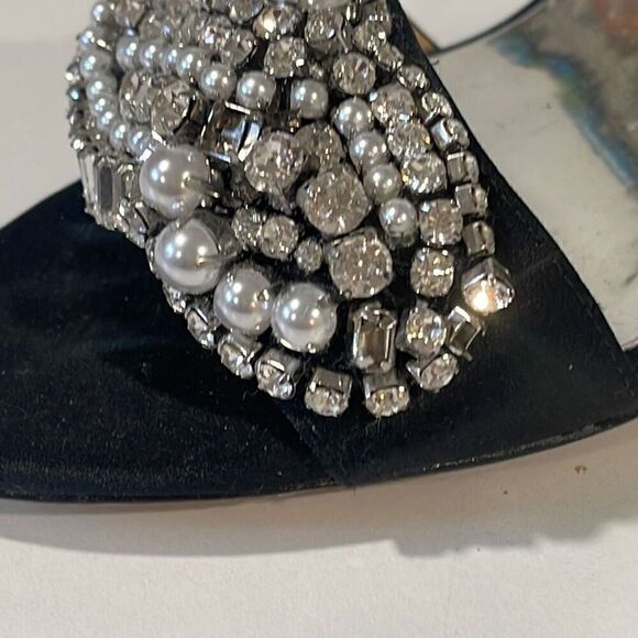 Badgley Mischka Black Sandals Size 8.5 - Picture 12 of 14